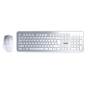 Комплект беспроводный клавиатура+мышь Smartbuy 233616AG серебристо-белый (SBC-233616AG-SW) /10
