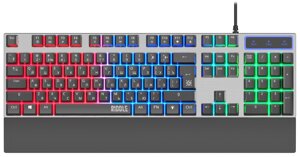 Клавиатура Defender игровая Riddle GK-405 RU, черн,104кн+FN, радужн,1.5м (45405) в Ростовской области от компании Медиамир