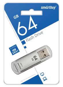 Smart Buy USB 3.0 64GB V-Cut Silver