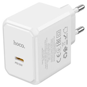 ЗУ Сетевое HOCO CS13A 1TypeC 3.0A PD 20W быстрая зарядка White