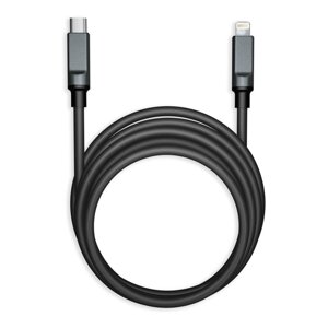 Кабель Smartbuy Type-C - LIGHTNING BOLD СуперТолстый черный 3А, TPE, 1 м пакет (IK-12-PDBOLD-BLACK) в Ростовской области от компании Медиамир