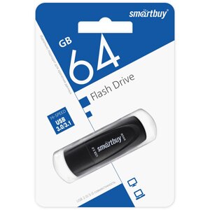 Smart Buy USB 3.0 64GB Scout Black