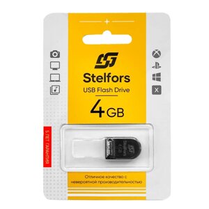 Stelfors USB 4GB Shorty  (чёрный) в Ростовской области от компании Медиамир