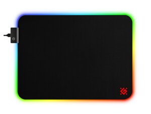 Коврик Defender Игровой XXL Light Подсветка, 450*400*4мм 12 режимов подсветки USB (50565)