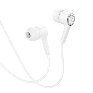 Гарнитура внутриканальная HOCO M104 Gamble, Jack 3.5mm 1.2m White мсд в Ростовской области от компании Медиамир
