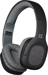 Гарнитура Bluetooth полноразмерная Defender FreeMotion B565 MP3, FM, складные, серый (63565)