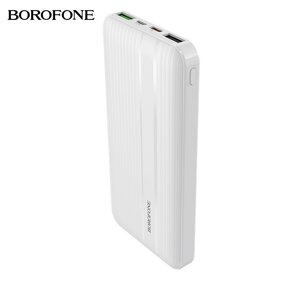 Внешний аккумулятор Borofone BJ9 10000mAh 2USB+Type-C 3.0A PD 18W+QC3.0 быстрая зарядка White АКЦИЯ