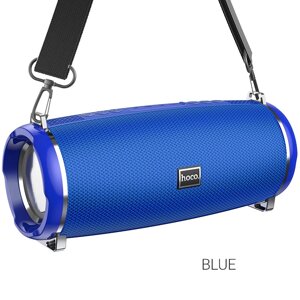 Колонка портативная HOCO HC2 Xpress sports 2*5W 2400mAh Влагозащита, AUX, micro SD, FM Blue