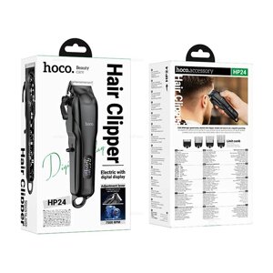 Машинка для стрижки волос Hoco HP24 с дисплеем 2000мАч Black д