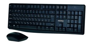 Комплект беспроводный клавиатура+мышь Smartbuy 207295AG ONE черный (SBC-207295AG-K)/10