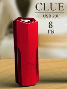 Smart Buy USB 8GB CLUE Red в Ростовской области от компании Медиамир