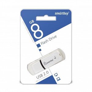 Smart Buy USB 8GB Paean White