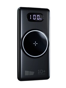 Внешний аккумулятор More Choice PB70S-10 10000mAh Smart 3USB 3.0A с беспр. зарядкой PD22.5W (Black)