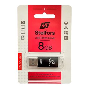 Stelfors USB 8GB Rocket (металл, чёрный)