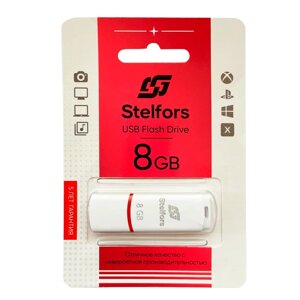 Stelfors USB 8GB Classic  (белый) в Ростовской области от компании Медиамир