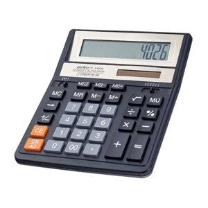 Калькулятор Perfeo PF-A4026, бухгалтерский, 12-разрядный, черный PF_A4026