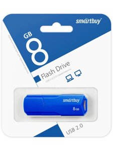 Smart Buy USB 8GB CLUE Blue в Ростовской области от компании Медиамир