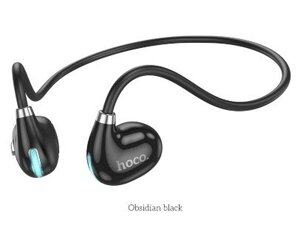 Гарнитура Bluetooth вкладыши Hoco ES68 75 мАч дуга с заушным креплением Black м