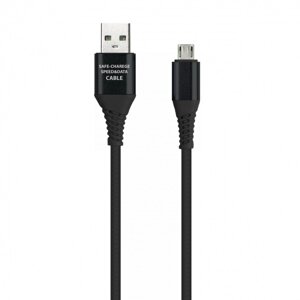 Кабель Smartbuy USB - micro USB, резиновая оплетка Gear, 1 м.,