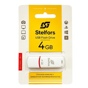 Stelfors USB 4GB Classic  (белый) в Ростовской области от компании Медиамир