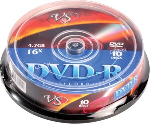 Диск VS  DVD-R 4.7 Gb 16х (уп.10 шт. в пл. кор.) Print /200/ в Ростовской области от компании Медиамир