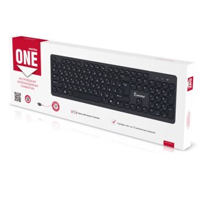 Клавиатура беспроводная мультимедийная Smartbuy ONE 252 черная (SBK-252AG-K)/20 в Ростовской области от компании Медиамир