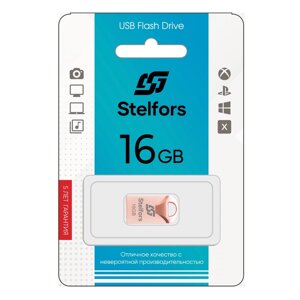 Stelfors USB 16GB 106 серия (металл розовый)