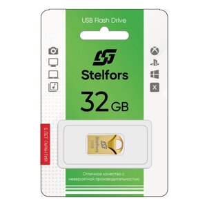 Stelfors USB 32GB 106 серия (металл золото) в Ростовской области от компании Медиамир