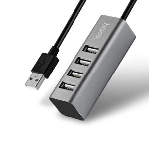 Хаб USB Hoco HB1 4USB 2.0 Tarnish