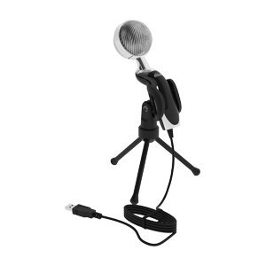 Микрофон RITMIX RDM-127 USB Black настольный, съемный на штативе, кабель USB2.0 -1,5м , коробка