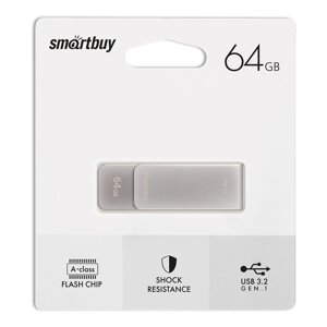 Smart Buy USB 3.0 64GB M1 Metal Grey  (USB 3.0/3.2 Gen. 1) (SB064GM1G) в Ростовской области от компании Медиамир