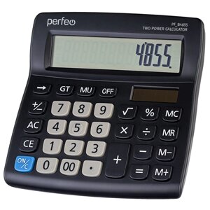 Калькулятор Perfeo PF_B4855, бухгалтерский, 12-разрядный, черный