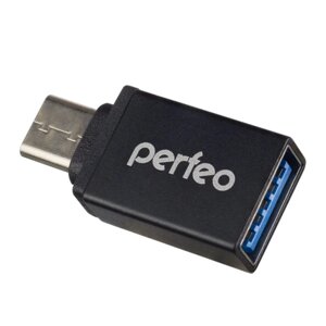 Адаптер PERFEO OTG USB3.0 in - Type-C out черный (PF-VI-О006 Black) PF_A4270