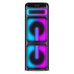 Колонка портативная Bluetooth SmartBuy ARTEMIS,200 Вт, BT/USB/MicroSD/FM, 2 мик, ролики (SBS-5750)