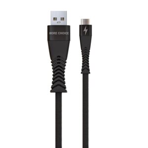 Кабель More choice USB - Type-C K41Sa Smart 3.0A нейлон 1м + карта, кубики (Black) в Ростовской области от компании Медиамир