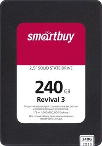 Накопитель 2,5" SSD Smartbuy Revival 3 240GB SATA3 PS3111 3D TLC в Ростовской области от компании Медиамир