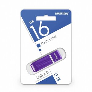 Smart Buy USB 16GB Quartz series Violet в Ростовской области от компании Медиамир