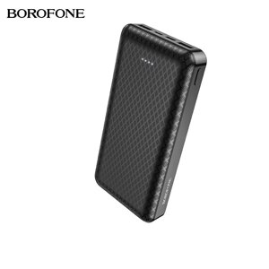 Внешний аккумулятор 20000mAh Borofone BJ3A 2USB+Type-C 2.0A быстр зарядка Black