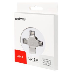 Smart Buy USB 3.0 256GB MC15 Metal Quad OTG