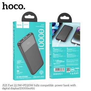Внешний аккумулятор 10000mAh Hoco J121 FAST 2USB+1TypeC 22.5W+PD20W  Black д в Ростовской области от компании Медиамир