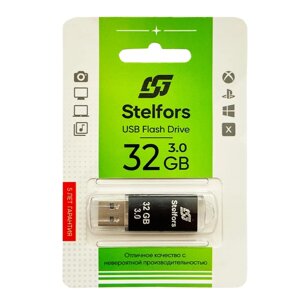 Stelfors USB 3.0 32GB Rocket  (металл, чёрный) в Ростовской области от компании Медиамир