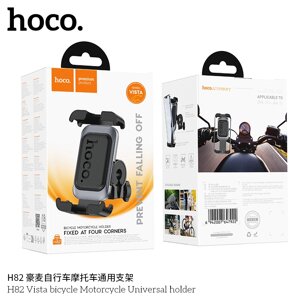 Держатель для Мотоцикла/Велосипеда Hoco H82 4.7"-7" Black д
