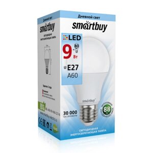 Светодиодная (LED) Лампа Smartbuy-A60-09W/4000/E27 (SBL-A60-09-40K-E27-N)