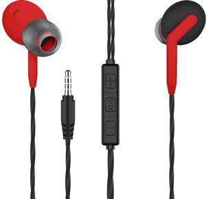 Гарнитура внутриканальная More Choice G40 + чехол для наушников (Red)