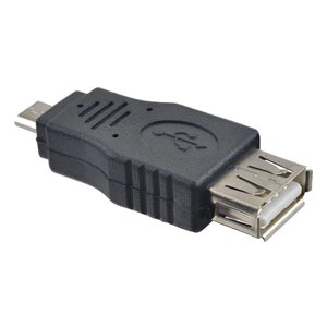 Переходник PERFEO USB2.0 A розетка - Micro USB вилка (А7015)