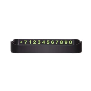Автовизитка Perfeo PARKING INFO, пластик, черный (PF_A4868)
