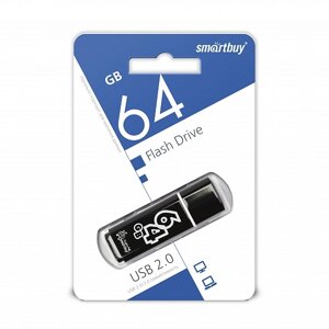 Smart Buy USB 64GB Glossy series Black в Ростовской области от компании Медиамир