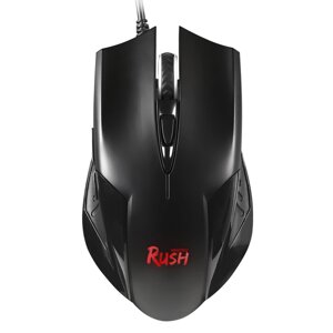 Мышь проводная игровая Smartbuy 726 RUSH USB черная с подсветкой + КОВРИК (SBМ-726G-K)/40 в Ростовской области от компании Медиамир