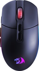 Мышь REDRAGON игровая беспроводная Invader Pro чер, RGB,9кн,2.4G,10000dpi, АКБ (71845)