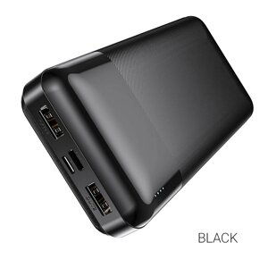 Внешний аккумулятор 20000mAh Hoco J72A Easy travel 2USB 2.0A Li-pol батарея Black в Ростовской области от компании Медиамир